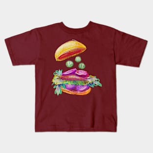 Burger Burger Kids T-Shirt